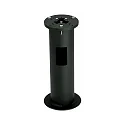 Ground piece Type No. 0011, for Pedestal and Mast lights, with Ø 23cm flange, cast alu black