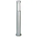 Bollard light Type No. 2043, IP44, height 90cm, E27 max. 20W (LED), cast alu / opal glass, stainless steel matt