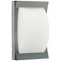 Outdoor Wall and Ceiling luminaire Type No. 6217, IP44, concave / convex, E27 QA55 max. 57W, stainless steel matt / glass