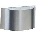 LED Outdoor Wall luminaire Type No. 6346, 2-sided, IP44, 230V AC/DC, half round, width 20.5cm, 2x 5.8W 3000K 430lm