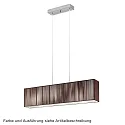 Pendant luminaire SP CLAVIUS, 100x15cm, 3x E27, IP20, chrome / white