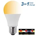 HWH Blulaxa LED Pear shaped Lamp SMD Essential Click CCT 3in1, 10W, 200°, E27, warmwhite/cool white/neutral white