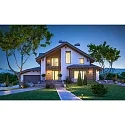 Blulaxa® LED Solar Outdoor Wall luminaire with PIR sensor, IP65, 3.2W 3000K 400lm 120°, incl. Accumulator, white