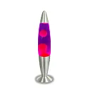LED lava lamp HYBRID with switch, with plug IP20, purple, pink 