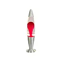 LED lava lamp HYBRID with switch, with plug IP20, clear, red 