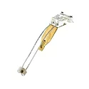 LV bracket with strain relief, for plug-in mounting, GX5.3, with 2-pole plug-in clamp 2x 2.5mm2