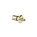 FIBATEC crystal opening element for fibres S2 and S2M, short type, gold