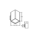 Brumberg LED wall luminaire QUBIC, square, Up/Down + indirect on wall side, IP20, 9.5W+1.5W 3000K 970lm 2x420lm+130lm, CRi > 90