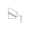 Brumberg Outdoor LED wall luminaire, IP54, 17 x 9cm, direct / indirect, 230V, 2x5.4W 3000K 2x265lm 120°, alu / acrylic, white