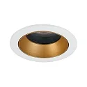 ceiling recessed luminaire ALTERO-R round, direct IP44, gold, white dimmable