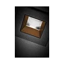 Brumberg ceiling recessed luminaire ALTERO-S square, direct IP44, white dimmable