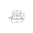 Brumberg Recessed LED spot INDIWO68, IP20, cover round, Ø 8cm, Plug&Play 350mA, 5.5W 3000K 550lm 36°, swivelling 15°, matt nickel