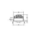 Brumberg Recessed outdoor LED spot, IP65, round, Ø 8.2cm, Plug&Play 350mA, 6W 3000K 650lm 38°, swivelling 30°, chrome