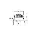 Brumberg Recessed outdoor LED spot dim2warm, IP65, Ø 8.2cm, Plug&Play 350mA, 6W 1800-3000K 460lm 38°, swivelling 30°, matt alu