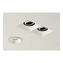 Brumberg LED System Downlight COUPLED, IP44, round, Ø 6.8cm, 500mA, 8.9W 3000K 950lm 34°, CRi >90