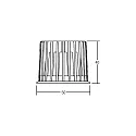 Brumberg LED reflector insert MR16, Ø 5cm / L 4cm, IP20, 350mA, Plug&Play, 3W 4000K 340lm 38°
