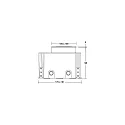 Brumberg floor recessed luminaire LANKA-S square, adjustable, passable, switchable IP67, stainless steel 
