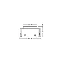 Brumberg floor recessed luminaire LANKA-S square, adjustable, passable, switchable IP67, stainless steel 