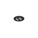 floor recessed luminaire LANKO-R round, adjustable, passable, switchable IP67, black 