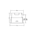 Brumberg ceiling recessed luminaire BINATO swivelling, rotatable, direct IP20, black dimmable
