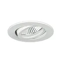 recessed spotlight TIRREL-R GU10 / PAR16 round, swivelling, with spacer GU10 IP20, powder coated, white dimmable