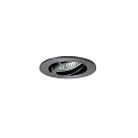recessed spotlight TIRREL-R GU10 / PAR16 round, swivelling, with spacer GU10 IP20, glossy, black dimmable