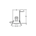 Brumberg Recessed HV spot GU10, max. 50W, square, black