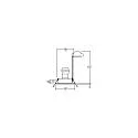 Recessed HV spot GU10, max. 50W, round, gold