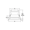 Brumberg Recessed downlight STEAM for MR16 LED module, V4A, IP65, round, max. 14W, excl. driver, white