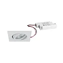 recessed spotlight TIRREL-S LED DIM square, swivelling IP20, white dimmable
