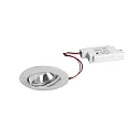 recessed luminaire IP20, glossy, transparent, white  6W 680lm 3000K 20-40° 20-40° CRI 80-89
