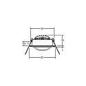 Brumberg recessed luminaire round, swivelling IP20, black dimmable 6W 640lm 3000K 20-40° 20-40° CRI 80-89