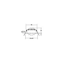 recessed luminaire ABACO SQUARE PHASE swivelling IP44, black matt dimmable 8W 1010lm 3000K 36° 36° CRI 82