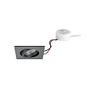 recessed spotlight TIRREL-S LED DIM ROUND-CONVERTER square, swivelling IP20, white dimmable