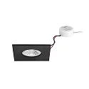 recessed luminaire IP65, glossy, black 7W 620lm 3000K 20-40° 20-40° CRI 80-89