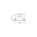 Brumberg ceiling recessed luminaire DIOS MICRO round, direct IP20, white dimmable