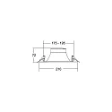 ceiling recessed luminaire DIOS MINI round, direct IP20, silver 