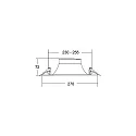 Brumberg ceiling recessed luminaire DIOS MAXI round, direct IP20, white dimmable