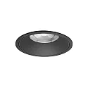 ceiling recessed luminaire DIOS MAXI round, direct IP20, black 