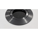 Brumberg recessed spotlight TIRREL-R LED DIM CONNECTION-BOX round, swivelling, DALI controllable IP20, glossy, black dimmable