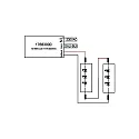 Brumberg Recessed outdoor LED spot set BB16 incl. DALI-converter + connection box, IP54, square, 230V, 6W 3000K 640lm 38°, fixed, white