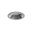 ceiling recessed luminaire APOLLO MIDI round, direct IP20, silver, transparent dimmable