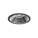 ceiling recessed luminaire APOLLO MIDI round, direct IP20, black, transparent dimmable