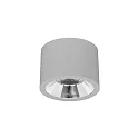 downlight APOLLO MAXI smooth, round, switchable IP20, powder coated, silver 