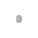 downlight APOLLO MICRO round, DALI controllable, faceted IP20, powder coated, silver dimmable