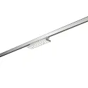 3-phase spot BALI MINI AS 75°/76° DALI-2 - 29.4CM rotatable, DALI controllable, with lens optics IP20, silver matt dimmable