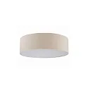 ceiling luminaire TIM Ø 40CM up / down, with diffuser E27 IP20, nickel matt dimmable