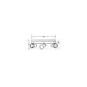 Brumberg ceiling luminaire ELTASSO 3 flames, adjustable E14 IP20, light wood dimmable