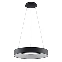 pendant luminaire GEORGA 2CCT DIM CCT Switch, ring shape IP20, black matt dimmable