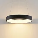 Brumberg pendant luminaire GEORGA 2CCT DIM CCT Switch, ring shape IP20, black matt dimmable